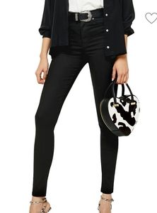 Topshop Tall Coated Jamie Skinny Jean  Size 26